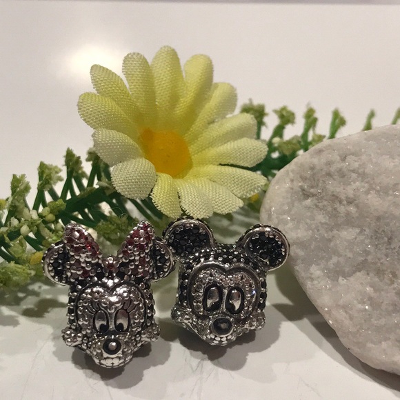 Mickey & Minnie Pandora Charms - Picture 1 of 4